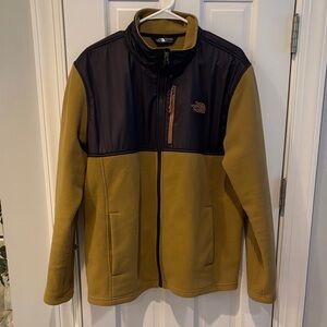 The North Face Men's Black and Gold Performance Jacket